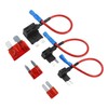 3 PCS Fuse Tap Set,Mini Micro Standard Blade Fuse Taps,