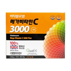 Vitablossom Mega Vitamin C 3000 Fine 3003mg x 120 packs (2) / 비타블로썸 메가비타민C 3000 파인 3003mg x 120포 2개