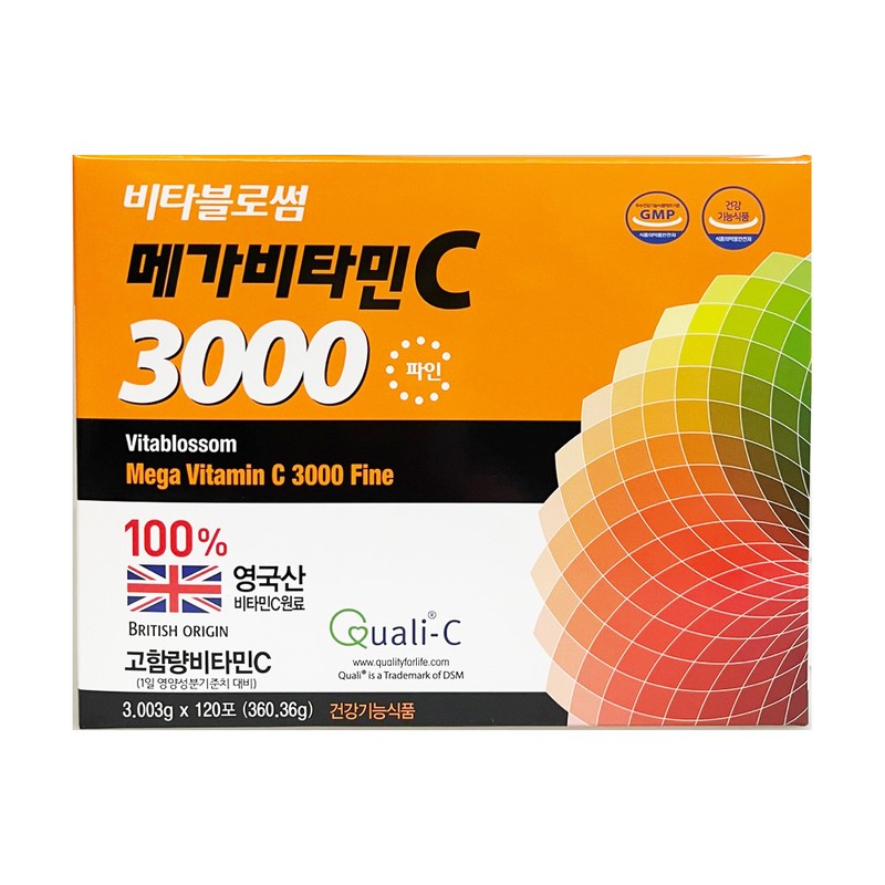 Vitablossom Mega Vitamin C 3000 Fine 3003mg x 120 packs