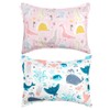 ALVABABY Toddler Pillowcases 2 Pack Organic Cotton Kids Pillow Cover