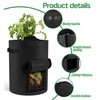 Moyios 6-Pack 15 Gallon Potato Grow Bags – Durable Nonwoven