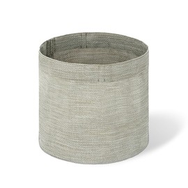 Iris Ohyama TXP-R30H Woven Fabric Planter, Size 9 - 10, Textile Planter, Lightweight, Stylish, Breathable, Foldable, Compact for Storage, Can Be Used Directly as a Pot Cover, TXP-R30H, Round Greige