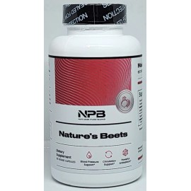 Natures Pure Blend Nature's Beets Dietary Supplement 60 Capsules New Exp 9/26