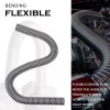 VEHITO 24" Chrome Stainless Steel Radiator Hose Kit, Flexible Radiator