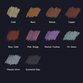 Mont Marte Metallic Soft Pastels Premium 10pc, Dry Pastels, Assorted Metallic Colours, Versatile Art Pastels for Blending, Layering & Shading, Ideal for Art, Craft, Drawing