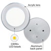 Obeaming 4 x 12V LED Panel Ceiling Light Boat Campervan