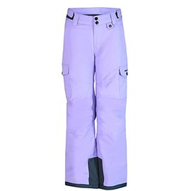 Arctix Kids Snow Sports Cargo Snow Pants with Articulated Knees, Lilac, X-Large