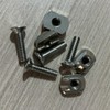 TOBEOME 4pcs M6 Hydrofoil T Nuts Brass Surf All Outdoor