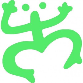 STICKER DAD Coqui Frog Puerto Rico - Size: 4", Color: Lime Green - Windows, Walls, Bumpers, Laptop, Lockers, etc.