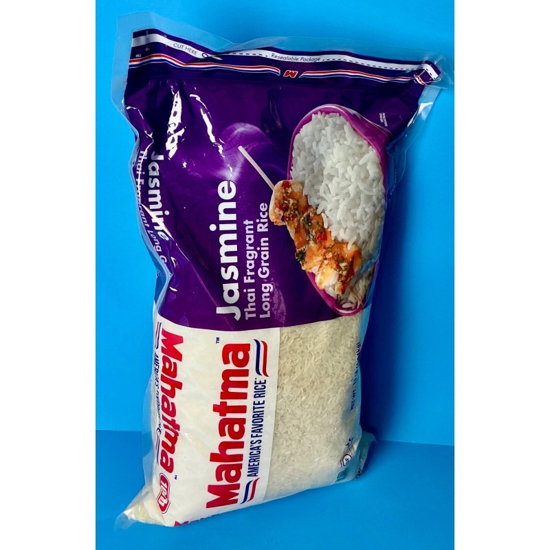 MAHATMA Jasmine Rice, 10 LB Bag of Rice, Thai, Indian,
