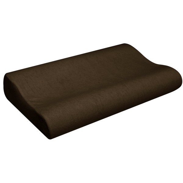 ottostyle.jp Cervical Spine Support Memory Foam Pillow, Brown, Washable Cover, Wave, Pillow, Puffy, Snoring, Health, Sideways