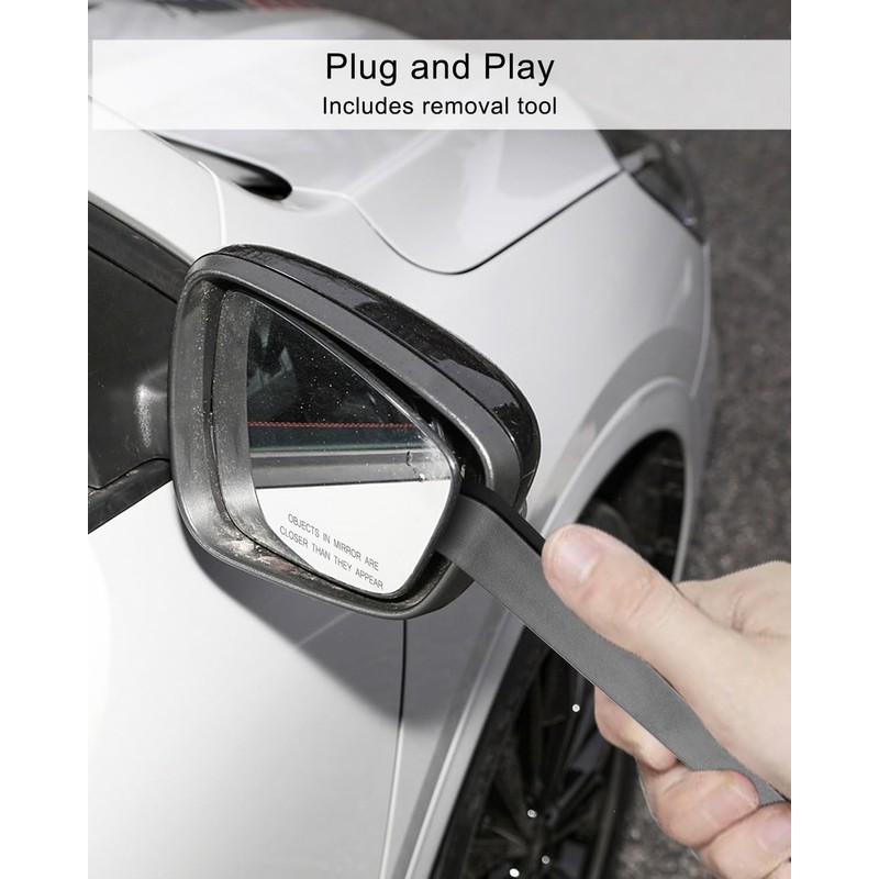 Right Passenger Side Mirror Glass Power Heated w/Blind Spot Detection