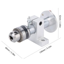 ANKROYU Revolving Center for Lathe, Precision Woodworking Live Center with Wrench, Mini Lathe Accessory, DIY Lathe Parts for Woodworking & Metalworking