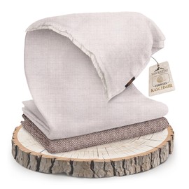 yanopurna Cashmere Blanket - Hand Woven Sofa Throw Blanket Made of 100% Cashmere Wool - 135 x 270 cm Soft and Cosy Cuddly Blanket for Couch and Chair - Made in Nepal