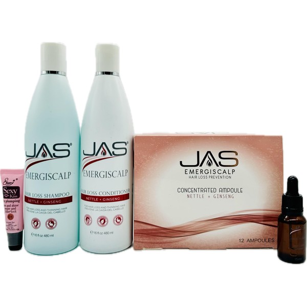 JAS Emergiscalp Hair Loss Prevention Shampoo 16 fl oz, Conditioner
