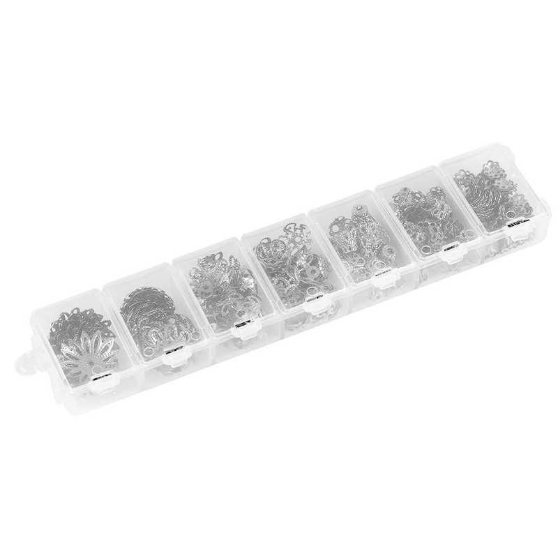 Spacer Beads, 300pcs Flower shaped Spacer Bead Holder Plated Spacer
