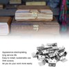 50pcs Hinges Appearance Electroplating Durable Iron Material Wooden Boxes Repairing