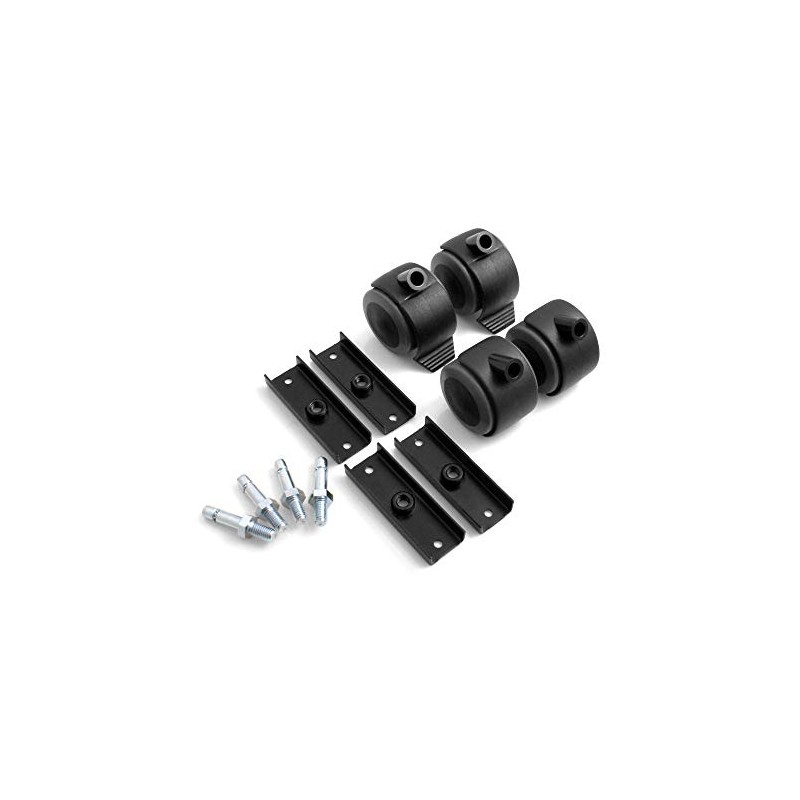 Design61 Universal Furniture Castors with U-Mount 19 mm Rubber Castors