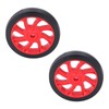 6in Compressor Wheels Replacement Set, 2Pcs 12mm Rubber Wheels for