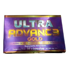 Ultra Advanc3 Gold 30 Capsulas De 500mg