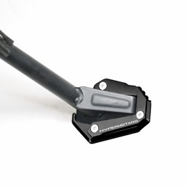 Modeer For Ducati Hypermotard 939 SP 2016-2022 Hypermotard 950 SP 2018-2022 Motorcycle CNC Stand Foot Side Stand Enlarge Plate Pad Hypermotard939 Hypermotard950 Accessories (Black)