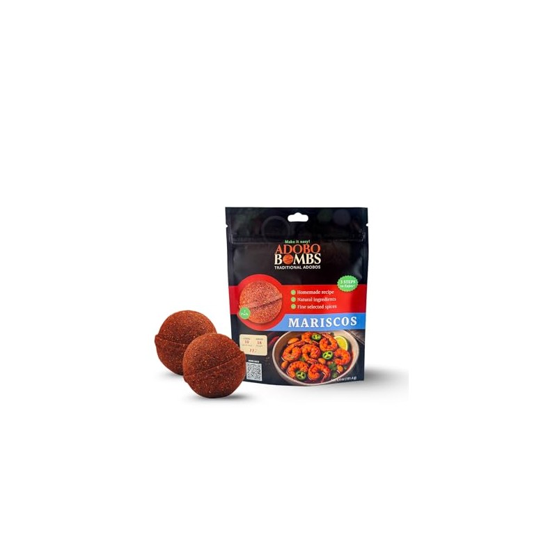 Mariscos Bomb | Adobo Bombs Seasoning - 2 pack |