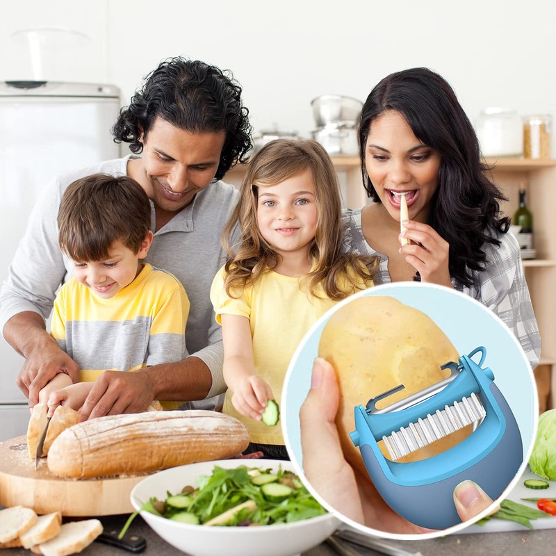 Empava Potato Peeler with Brush, Vegetable, Easy, Speed and Multifunctional