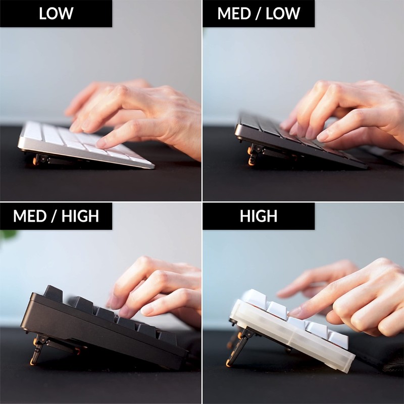 ESC Flip Pro キーボードスタンド パソコン ノートPC 4段階 高さ/角度調整 キーボードに合わせて幅調整可 滑り止め付