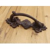 2 LARGE HANDLES RUSTIC CAST IRON BARN DOOR HANDLES SHED