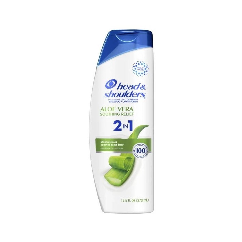 Head and Shoulders Dandruff Shampoo, Aloe Vera for Soothing Scalp