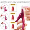 2pcs sharp blade acrylic false nail clipper with magnetic sizer,