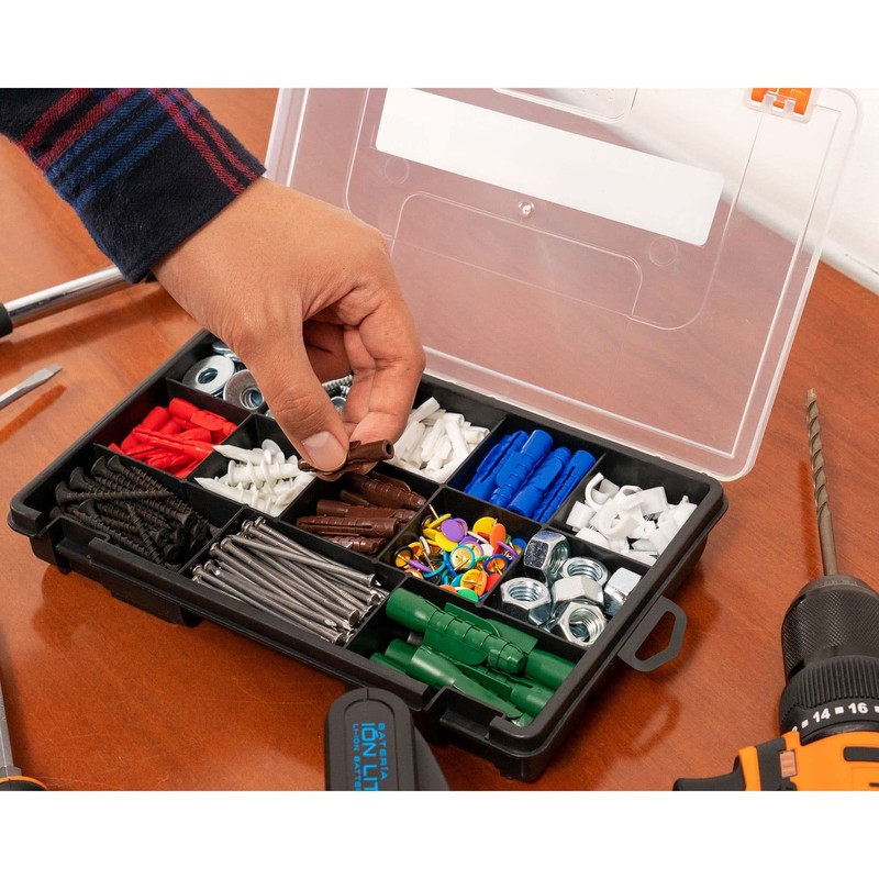 Truper ORG-13, Organizador con 13 compartimentos, 10"