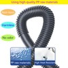 Qrity Flexible Waste Pipe, Sink Waste Pipe, Inner Diameter 45