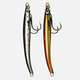 Sidewinder Loki Slow Pitch Jig Lure: Red/Gold: 200g
