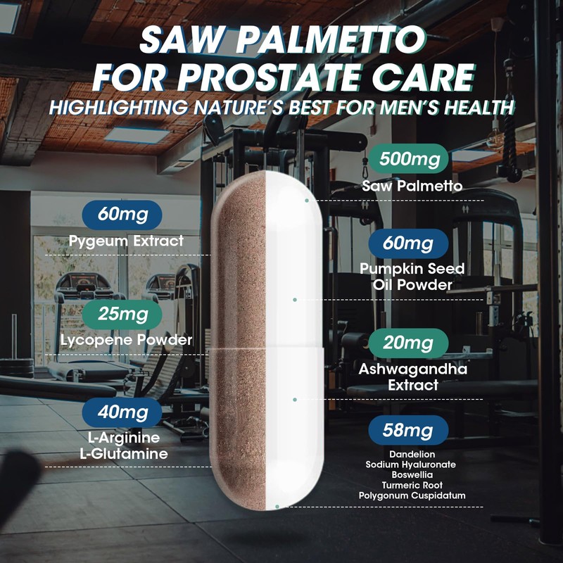 Prostate Health Supplements for Men - Saw Palmetto for Men