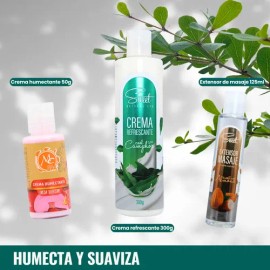 Mc Spa Kit Tina Relax 14 pzs Exfoliante y Sales Aroma Fresa Silvestre