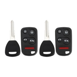X AUTOHAUX 2pcs 307MHz OUCG8D-440H-A Keyless Entry Remote Ignition Transponder Key Fob for Honda Odyssey 2001-2002 13 Chip 5 Buttons