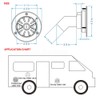 ANAJOY RV Water Cap with Key Gravity Water Inlet Lockable