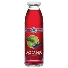 Natures Organic Apple and Blackcurrant Juice, 350 ML