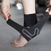 Ultra-Slim Taping Ankle Support for Pain Protection in Sports & Outdoor Activities Ankle Support/Left Foot XL 3ea