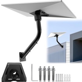 Mount for Starlink, Compatible with Gen 3 Mount, Pole Mount+Starlink Gen3 Starlink, Adjustable Starlink Gen 3 Pipe Adapter, Starlink Mounting Kit for Starlink Internet Kit Satellite