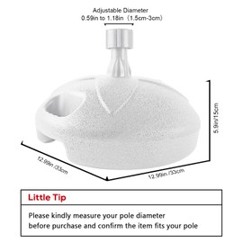 FSFLAG Flag Base Stand Indoor Outdoor, Feather Swooper Flag Base Stand, Flag Pole Floor Stand Holder