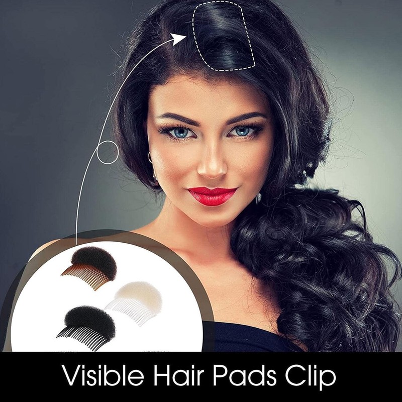 2Pcs Hair Styling Accessories Set, Foam Bun Maker Inserts, Volume