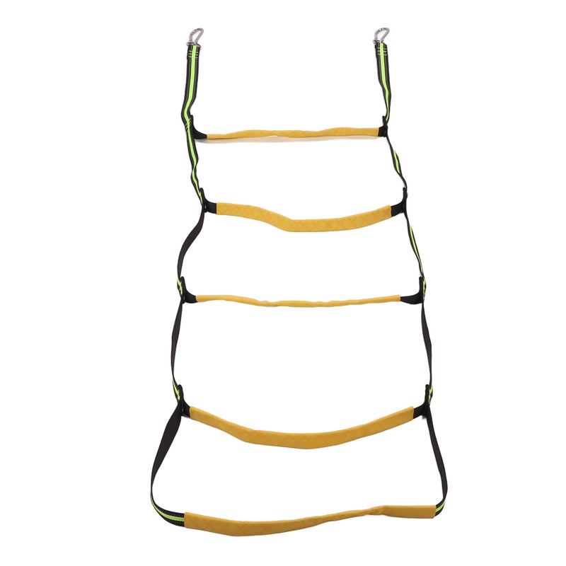 Boat Rope Ladder Portable 5 Step Folding Marine Rope Ladder