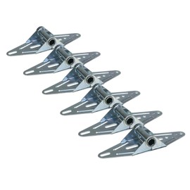 The ROP Shop | (Pack of 6) Overhead Garage Door #1 Hinges, Narrow Body for Center & Edge Mount