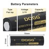 ABCTOY 21700 Rechargeable Battery 3.7Volt 5000mAh High Capacity Flat Top