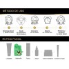 8 Mascarillas Faciales, Serum De Natural De Fruta, 0 Aditivo