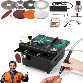 Mini Multi-Functional Table Saw,Mini Table Saws for Crafts,Portable Mini Desktop Electric Saw for Wood Cutting, Skil Table Saw for Plastic Acrylic Cutting Portable Table Saw.