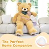 Karister 6ft Giant Teddy Bear Stuffed Animal, 72" Life Size