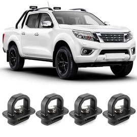 4PCS Rope Fixed Buckle,Universal Rope Fixing Tools for Pickup Trucks,Car,Auto.-for for Nissan for NAVARA tie down cleats